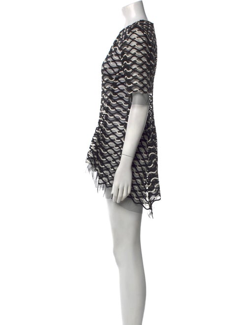 Lela Rose Printed Mini Dress