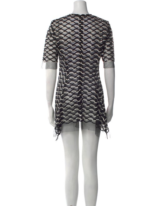 Lela Rose Printed Mini Dress