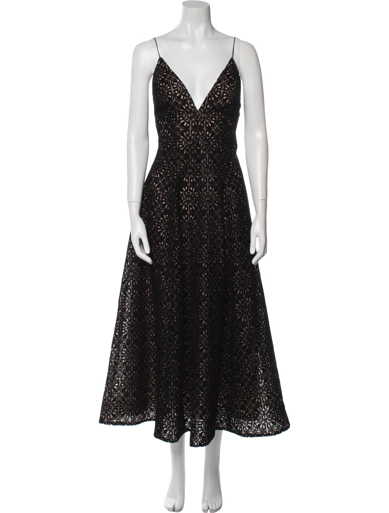 Lela Rose Printed Midi Length Dress w/ Tags