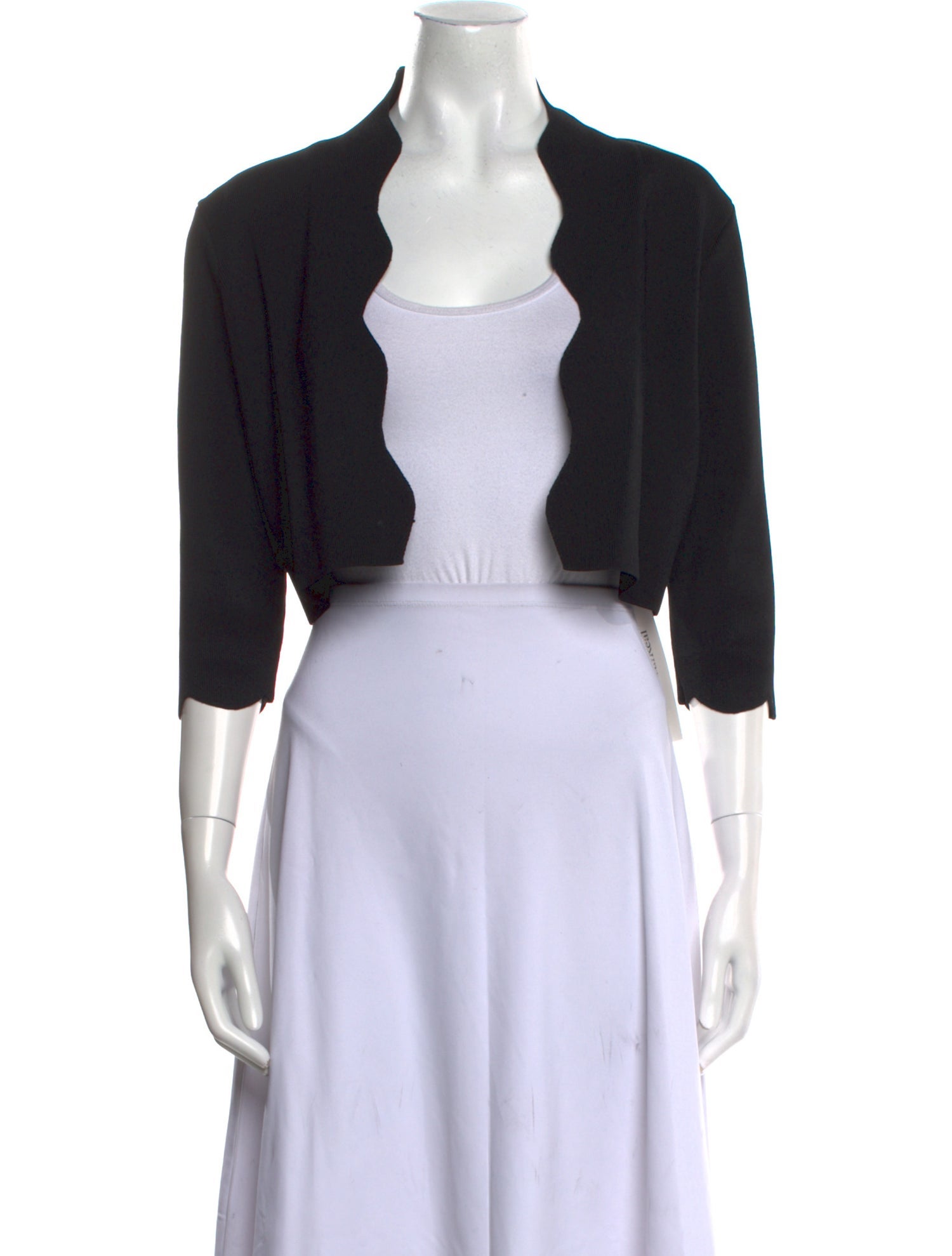 Lela Rose Open Front Sweater