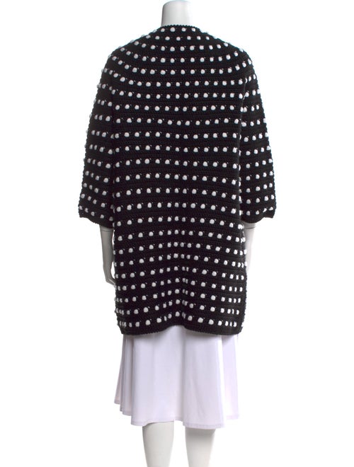 Lela Rose Wool Printed Sweater