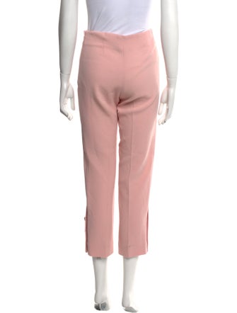 Lela Rose Wool Straight Leg Pants