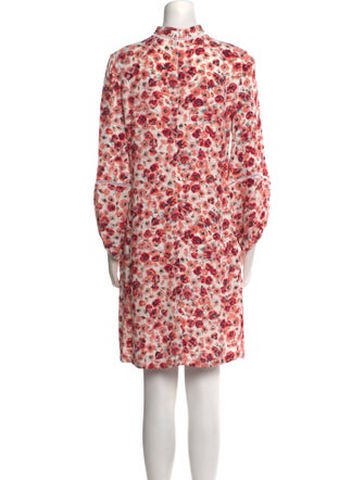 Lela Rose Floral Print Mini Dress