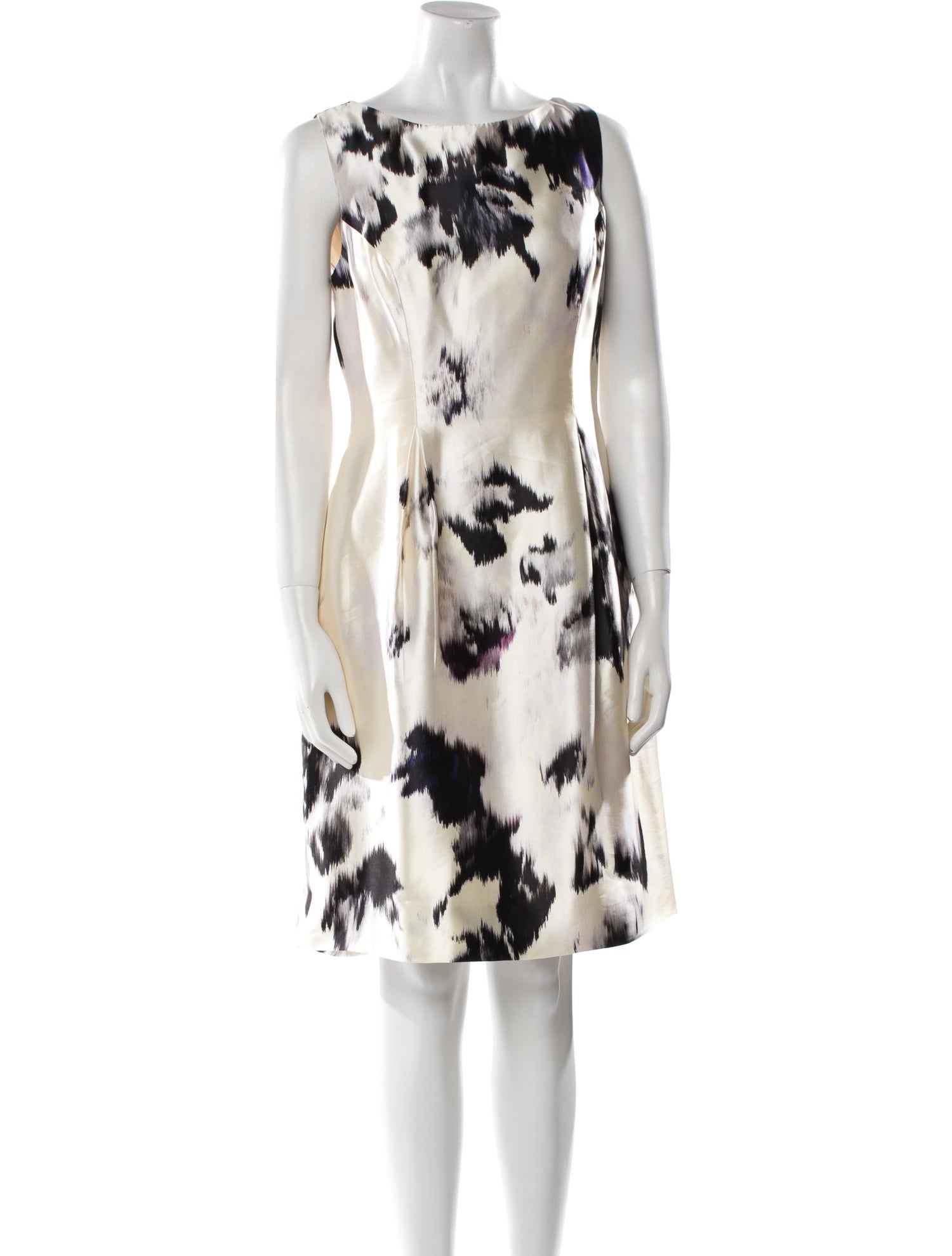 Lela Rose Silk Knee-Length Dress