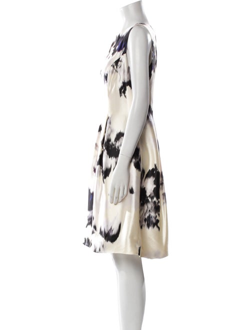 Lela Rose Silk Knee-Length Dress