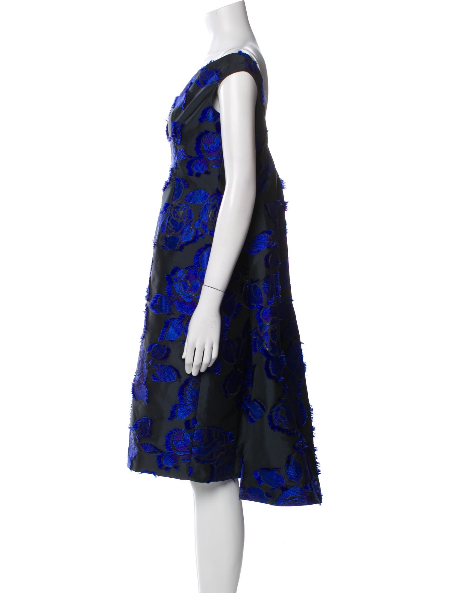 Lela Rose Printed Knee-Length Dress