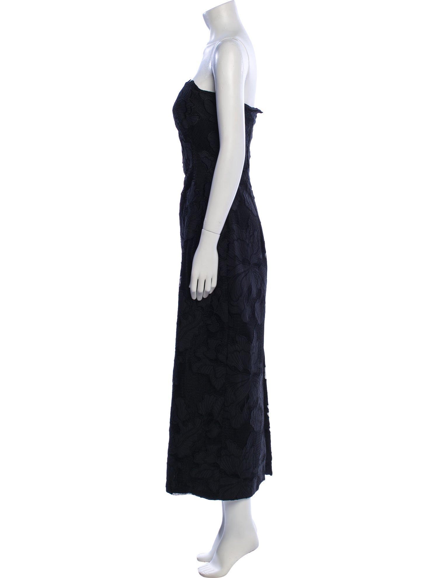 Lela Rose Strapless Long Dress w/ Tags