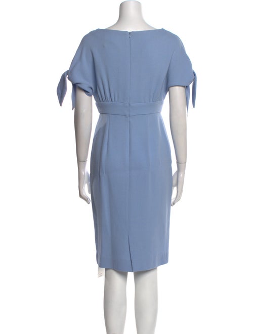 Lela Rose Bateau Neckline Knee-Length Dress