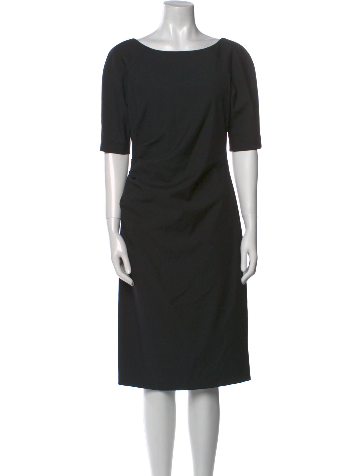 Lela Rose Bateau Neckline Knee-Length Dress