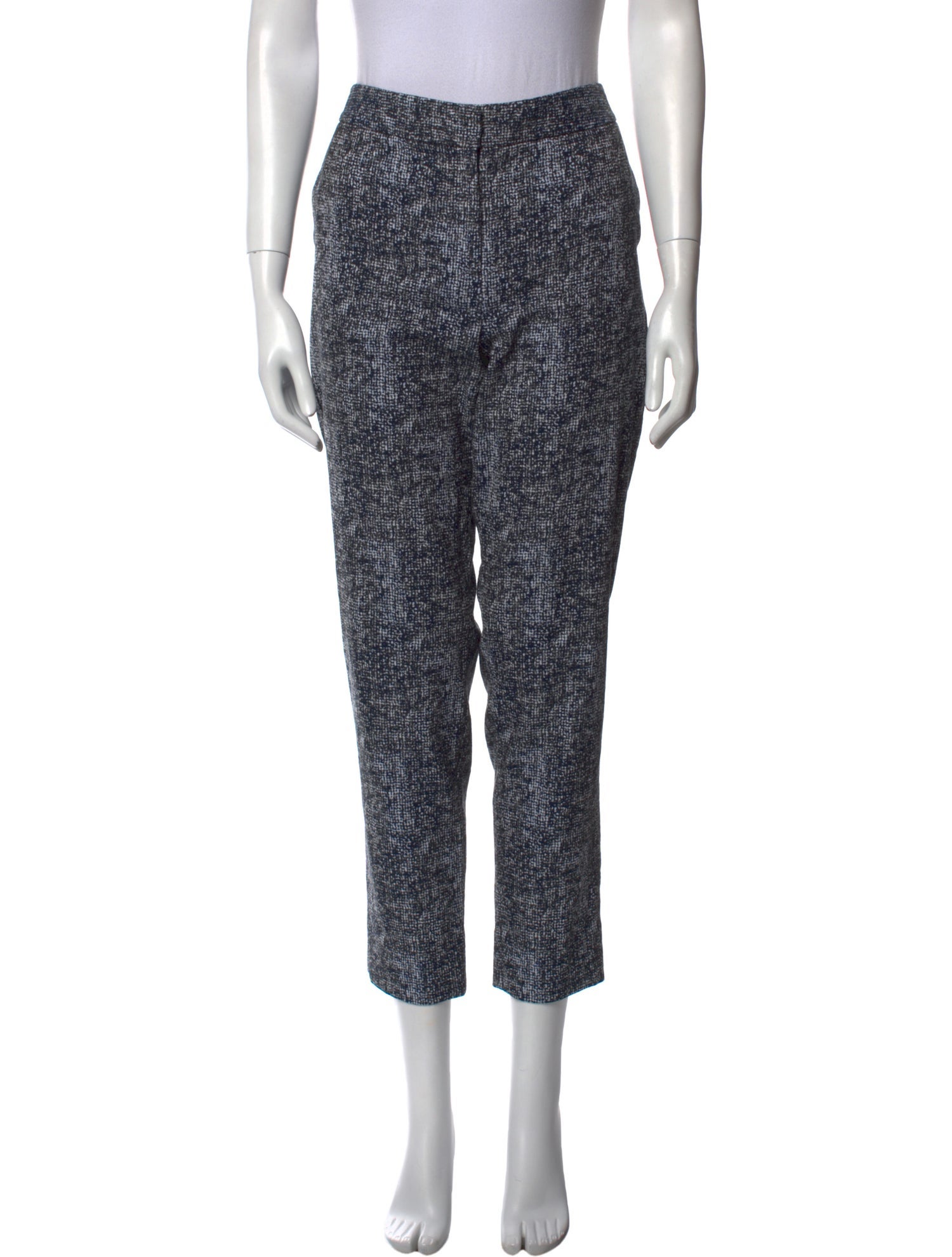 Lela Rose Printed Straight Leg Pants