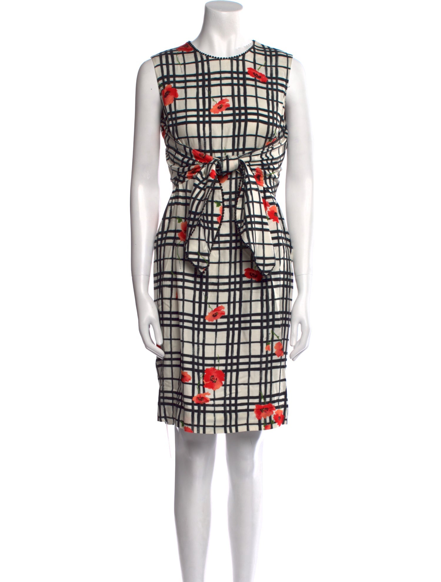 Lela Rose Plaid Print Mini Dress