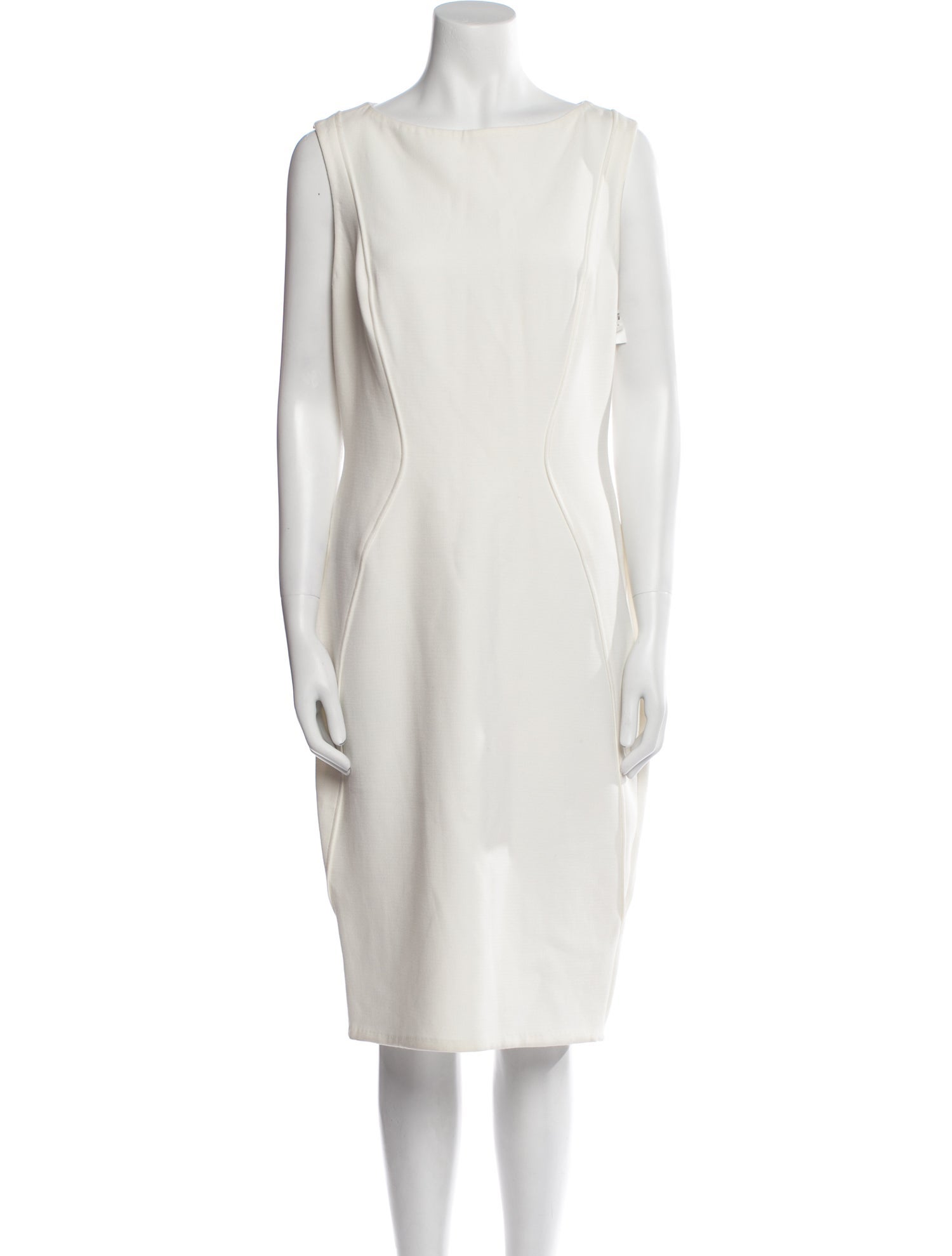 Lela Rose Silk Midi Length Dress