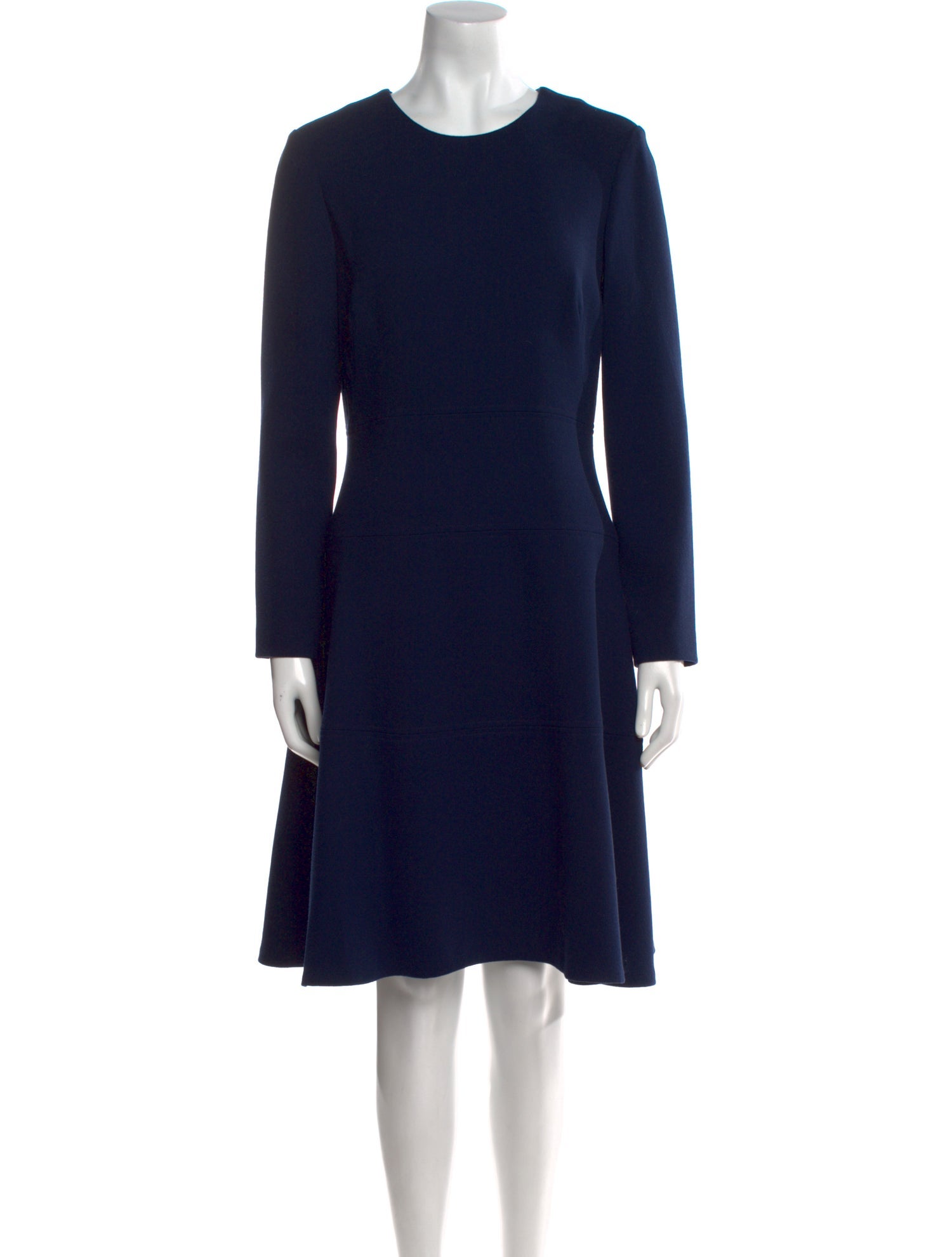Lela Rose Virgin Wool Knee-Length Dress