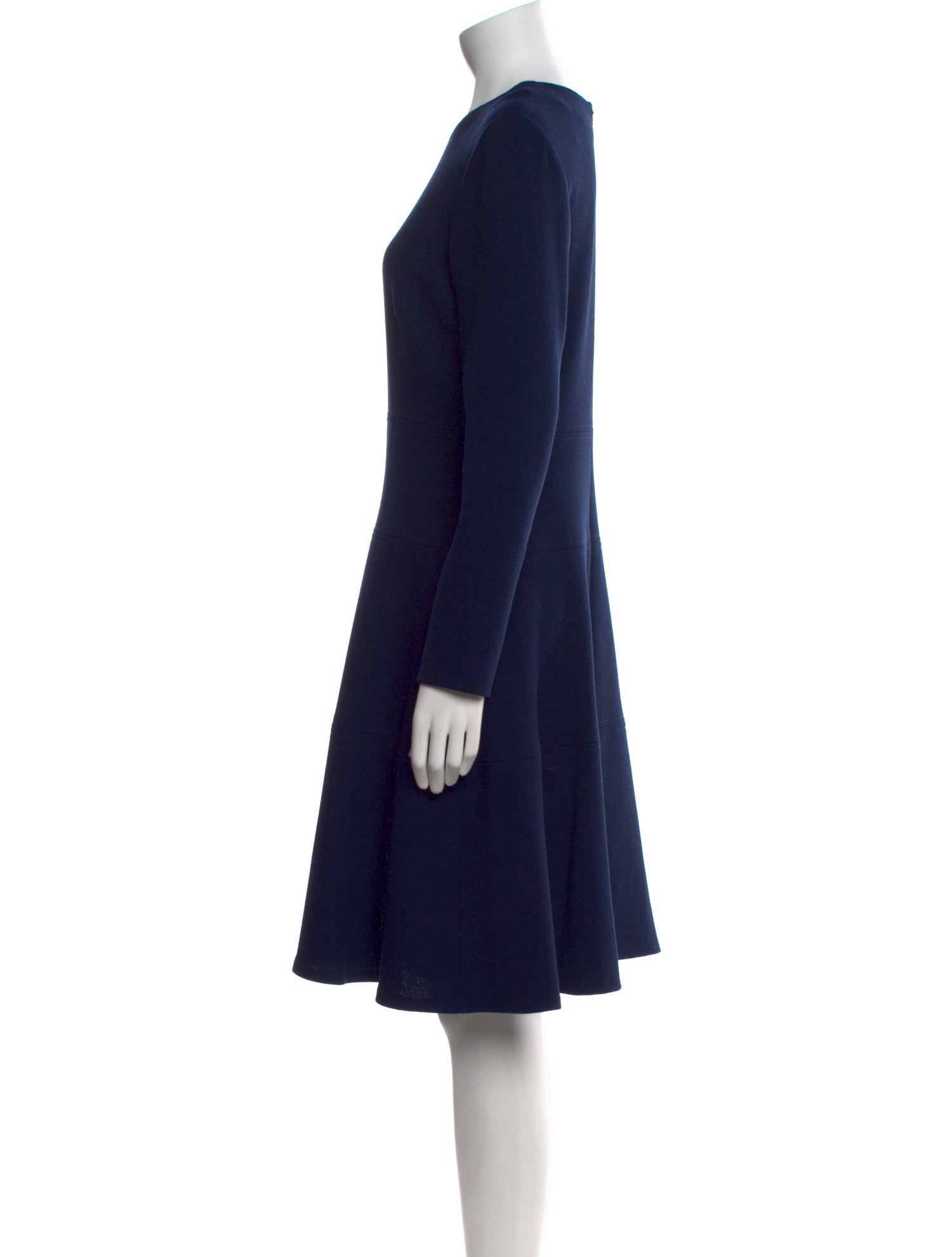 Lela Rose Virgin Wool Knee-Length Dress