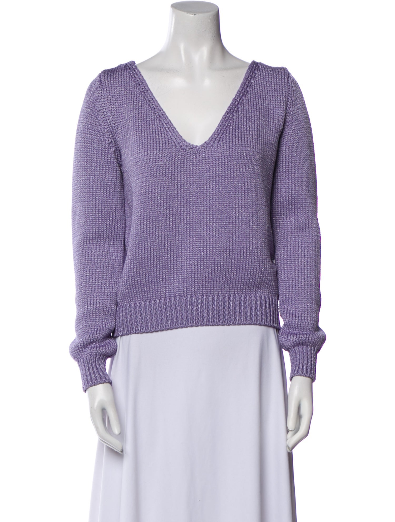 Lela Rose V-Neck Sweater