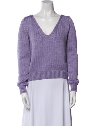 Lela Rose V-Neck Sweater