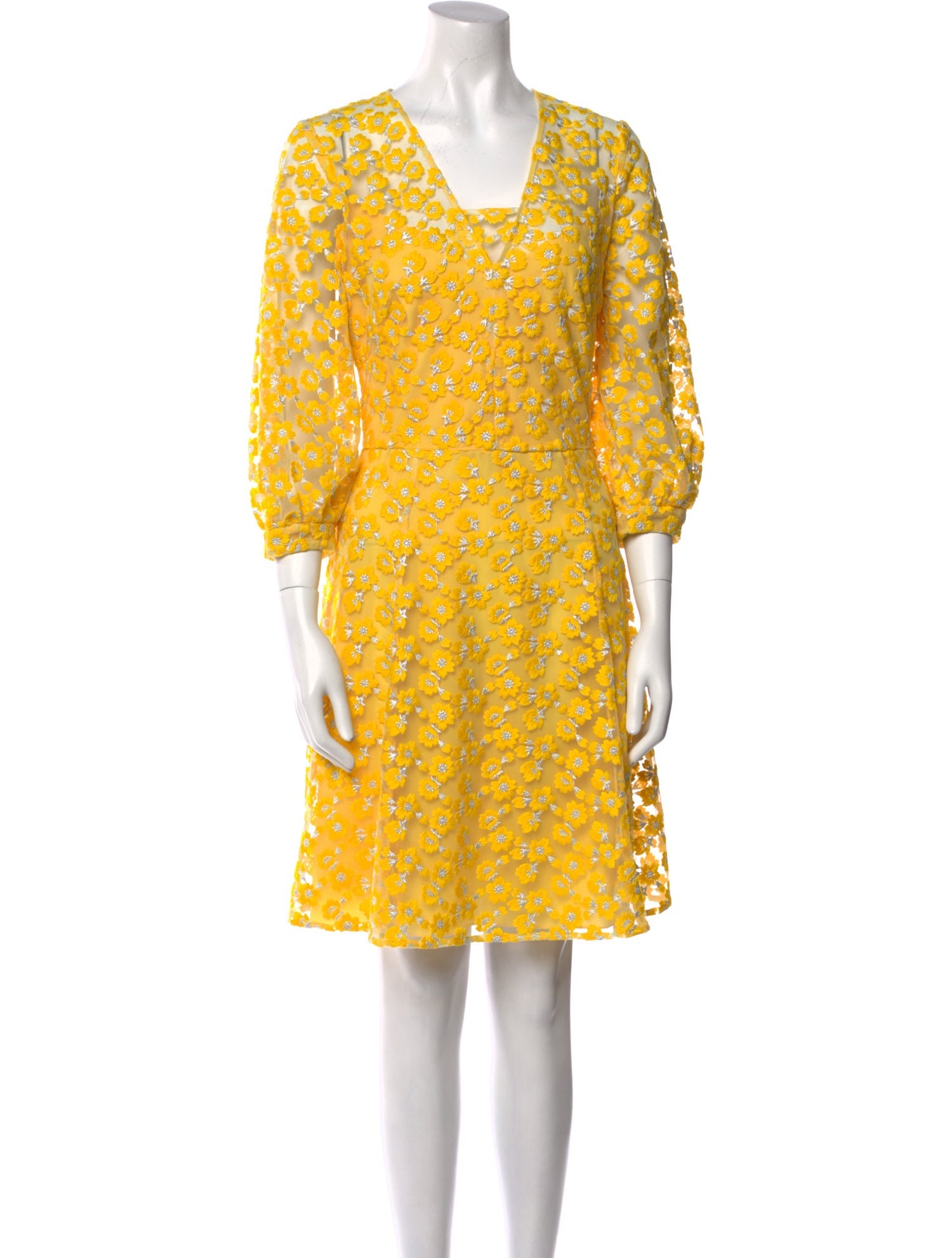 Lela Rose Nylon Mini Dress