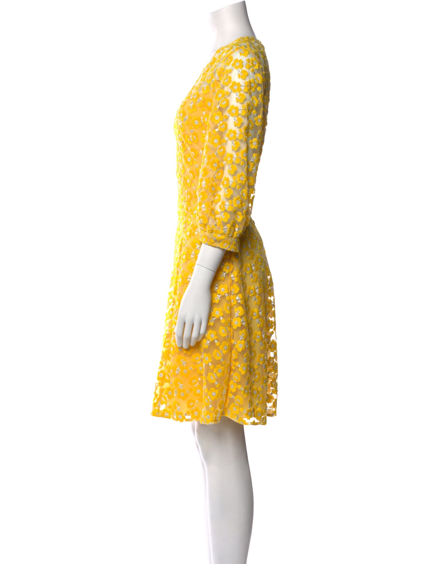 Lela Rose Nylon Mini Dress