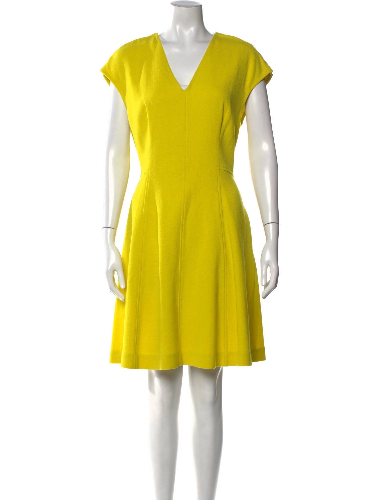 Lela Rose Wool Knee-Length Dress