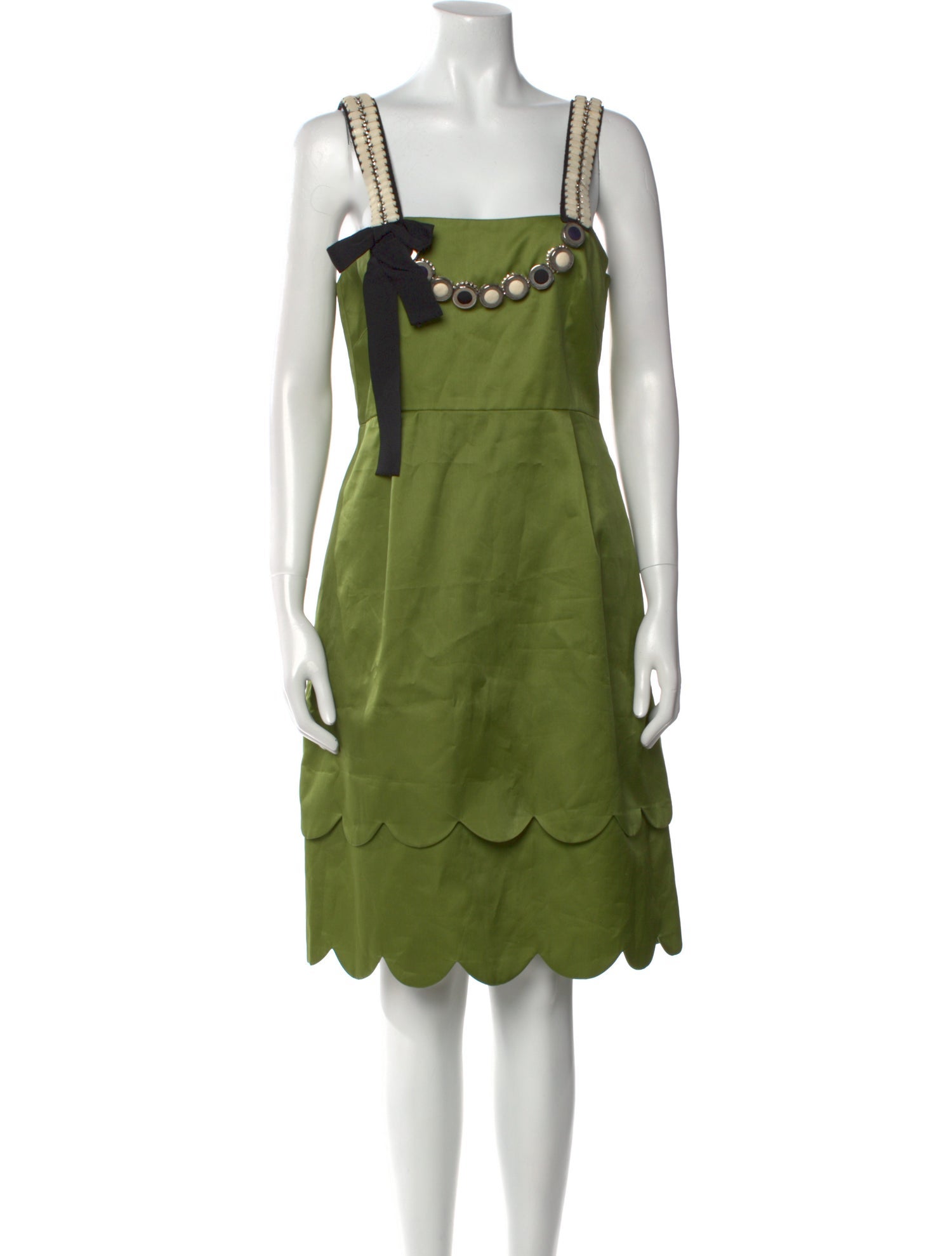 Lela Rose Silk Knee-Length Dress