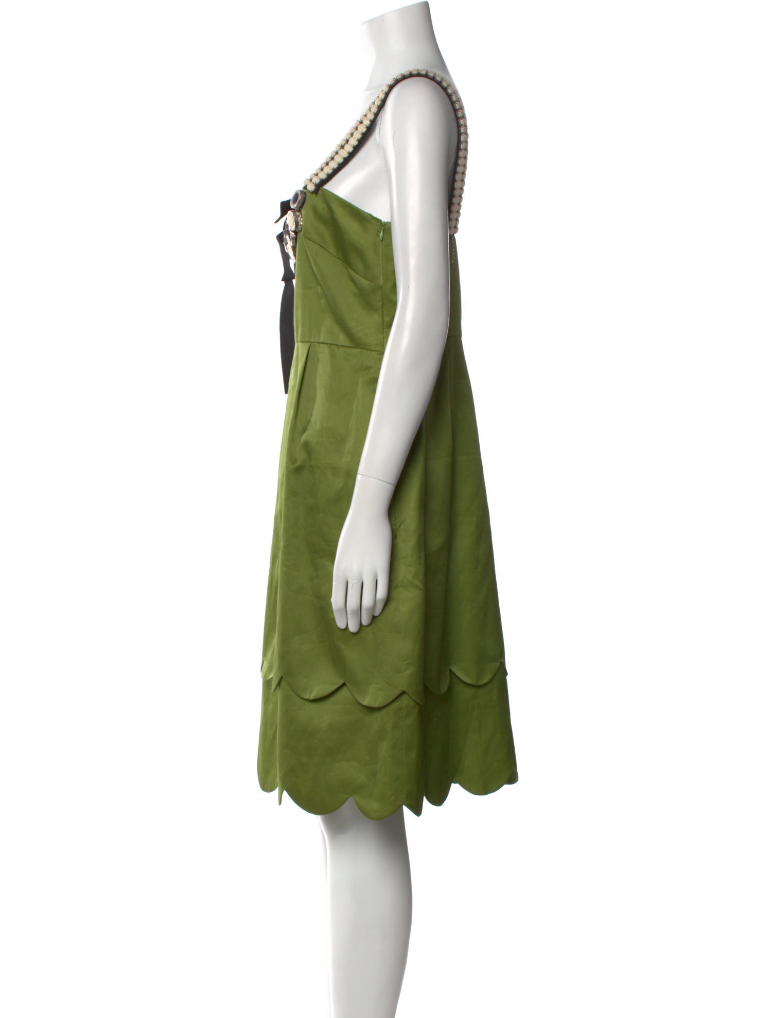 Lela Rose Silk Knee-Length Dress