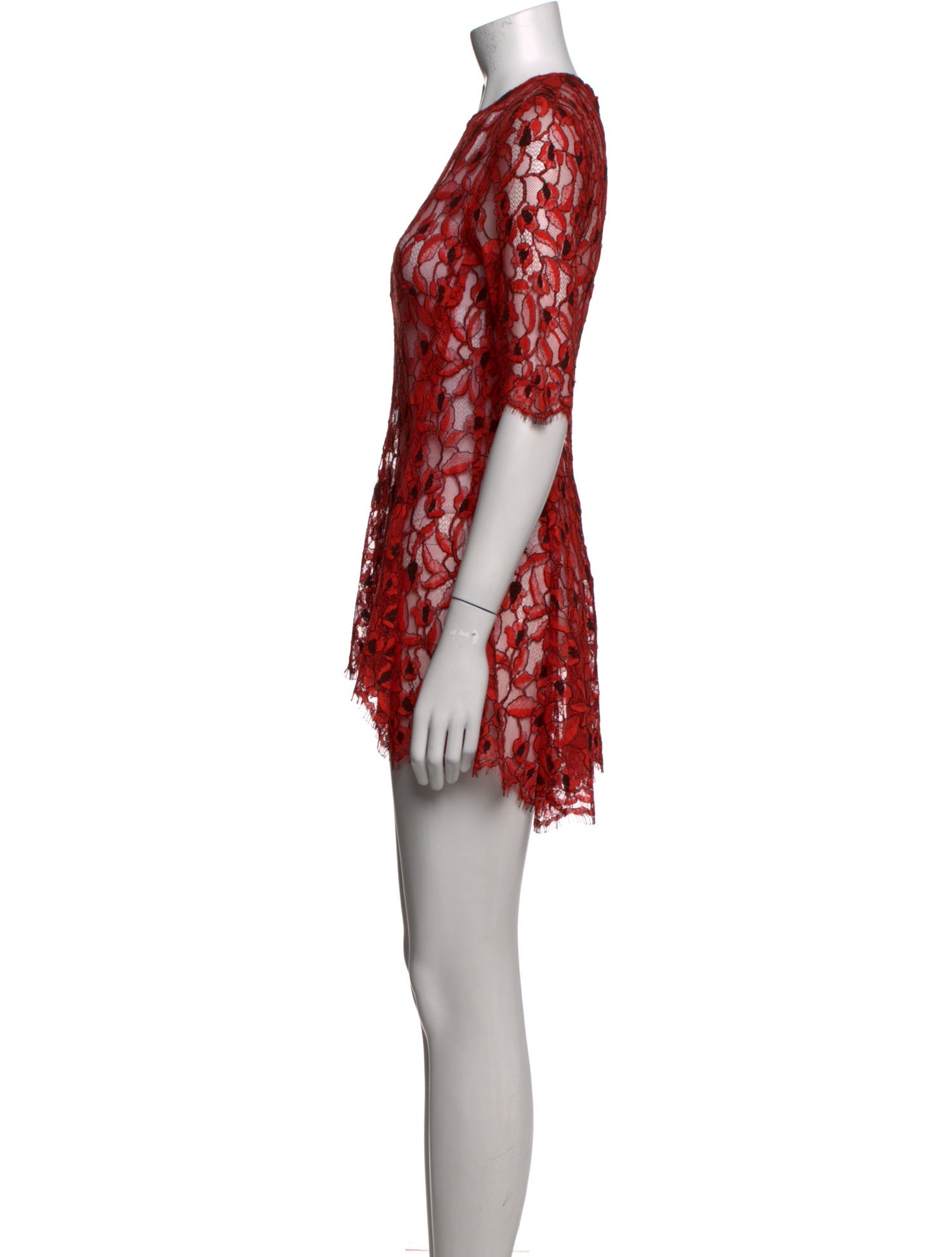 Lela Rose Printed Mini Dress