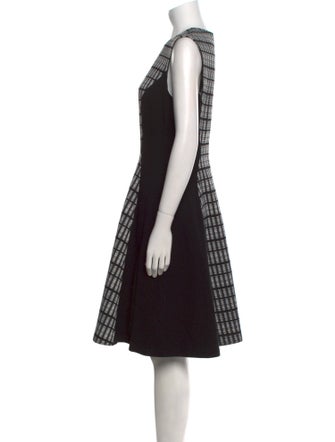 Lela Rose Virgin Wool Knee-Length Dress