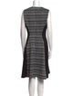 Lela Rose Virgin Wool Knee-Length Dress