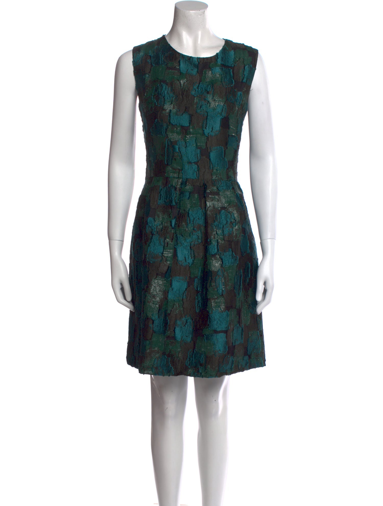 Lela Rose Printed Mini Dress