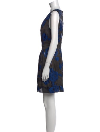 Lela Rose Silk Mini Dress