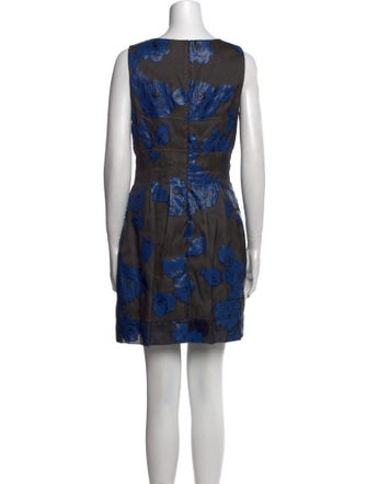 Lela Rose Silk Mini Dress