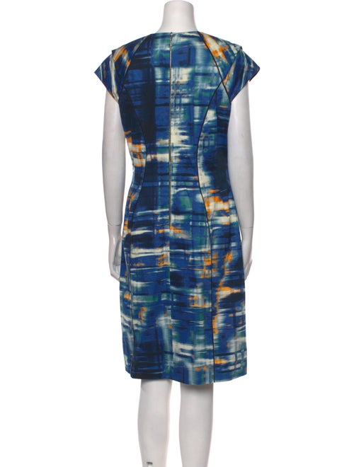 Lela Rose Printed Knee-Length Dress