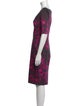 Lela Rose Silk Knee-Length Dress