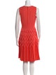 Lela Rose Striped Knee-Length Dress