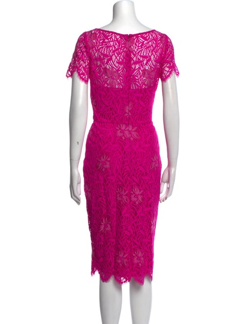 Lela Rose Nylon Midi Length Dress