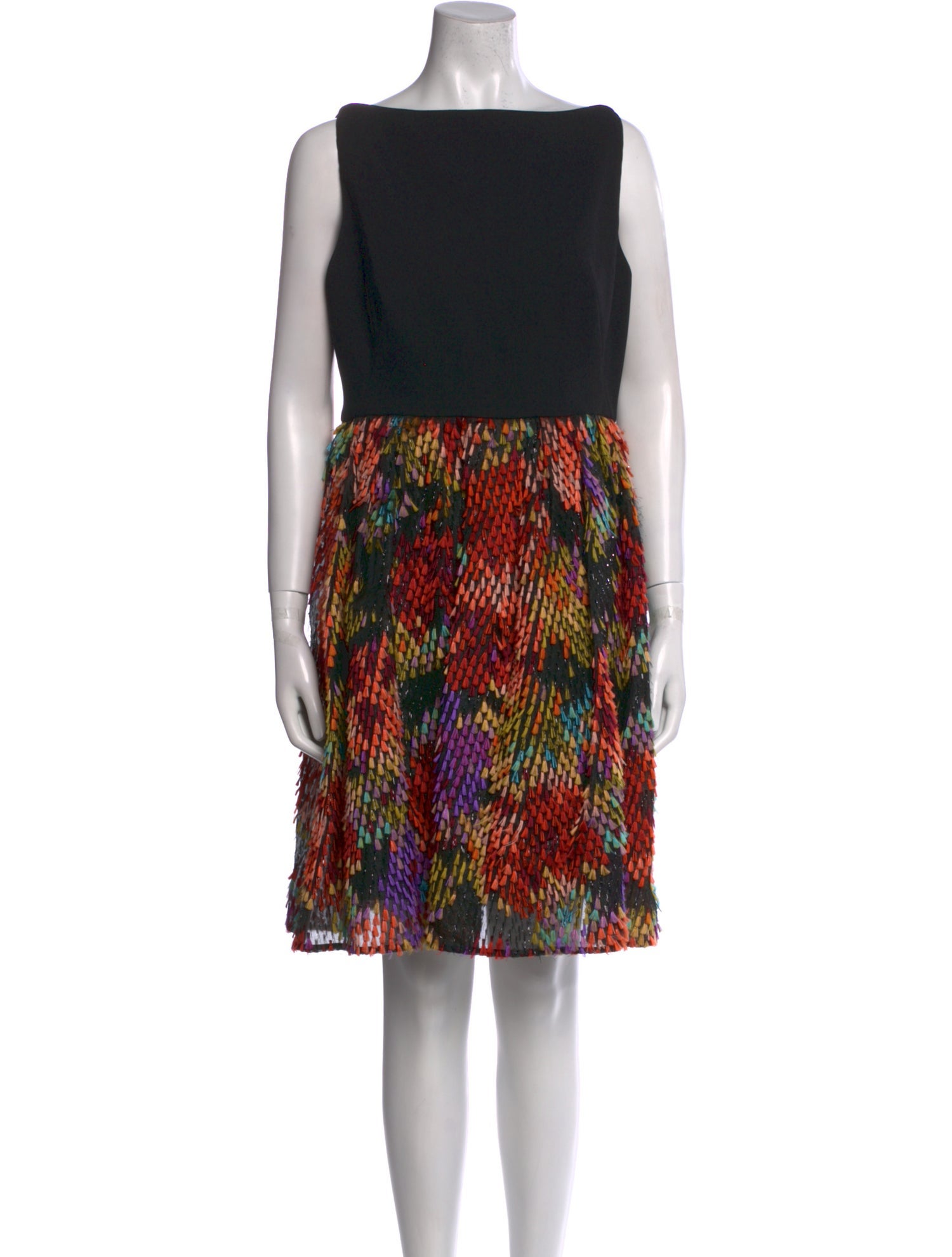 Lela Rose Printed Mini Dress