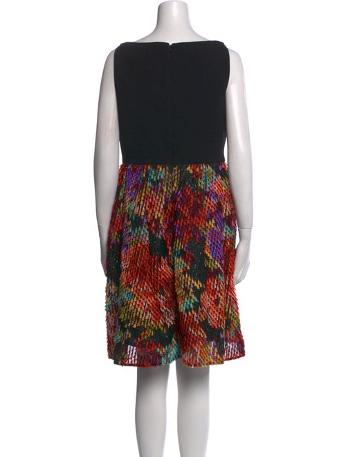 Lela Rose Printed Mini Dress