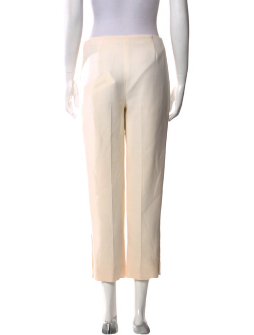 Lela Rose Wool Straight Leg Pants