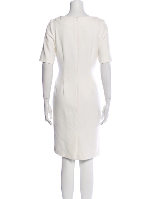 Lela Rose Bateau Neckline Knee-Length Dress