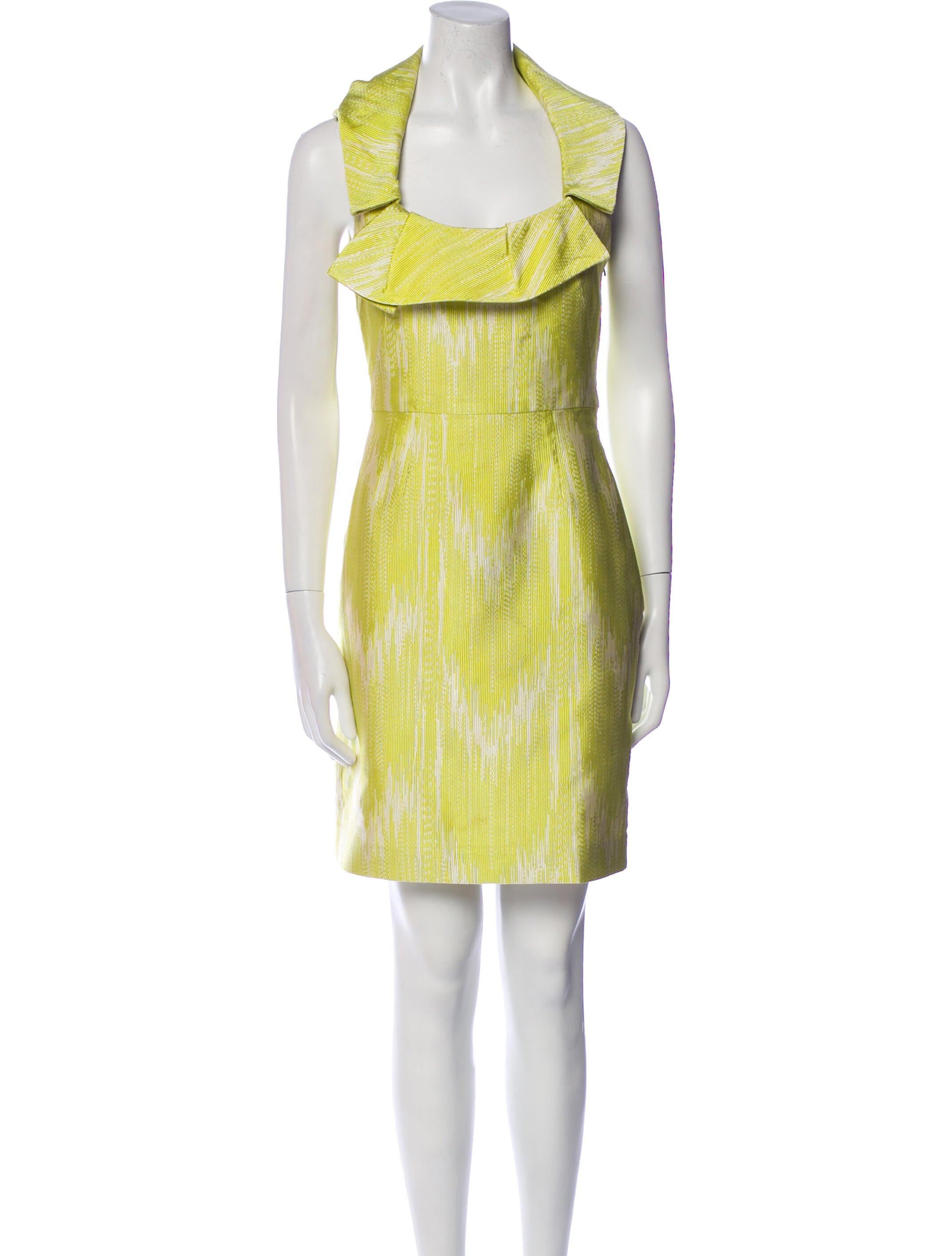 Lela Rose Printed Mini Dress