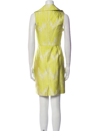 Lela Rose Printed Mini Dress