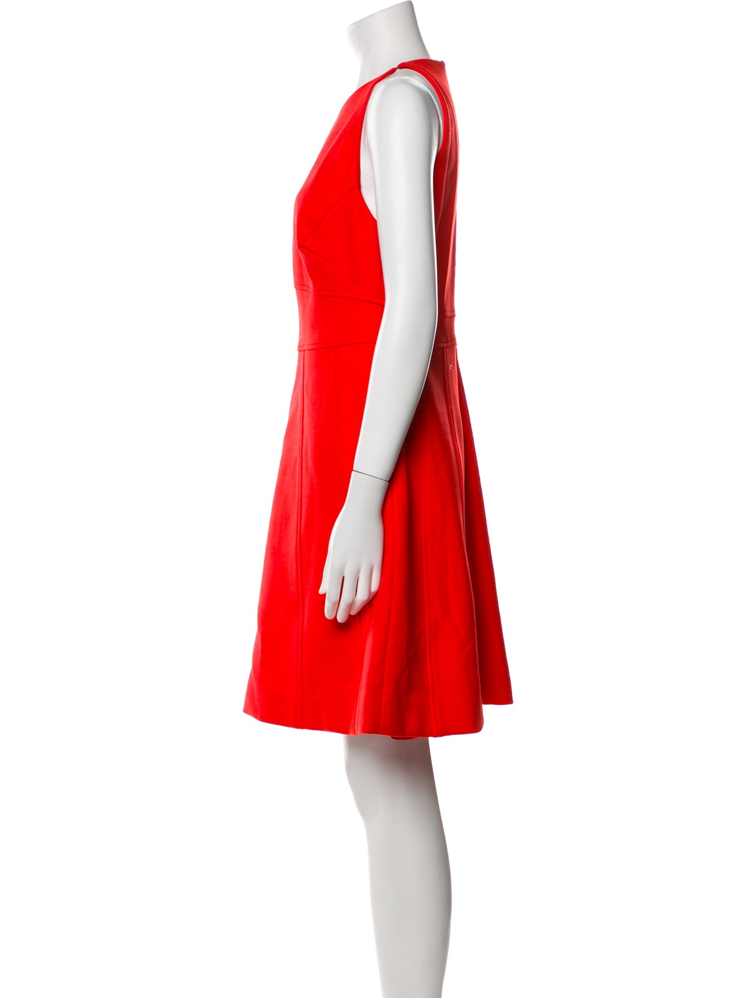 Lela Rose Wool Knee-Length Dress