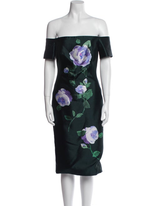 Lela Rose Silk Mini Dress