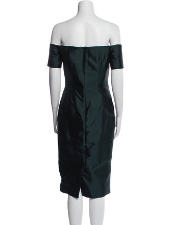 Lela Rose Silk Mini Dress