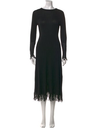 Lela Rose Silk Midi Length Dress