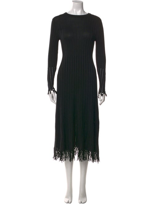 Lela Rose Silk Midi Length Dress