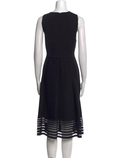 Lela Rose Printed Midi Length Dress