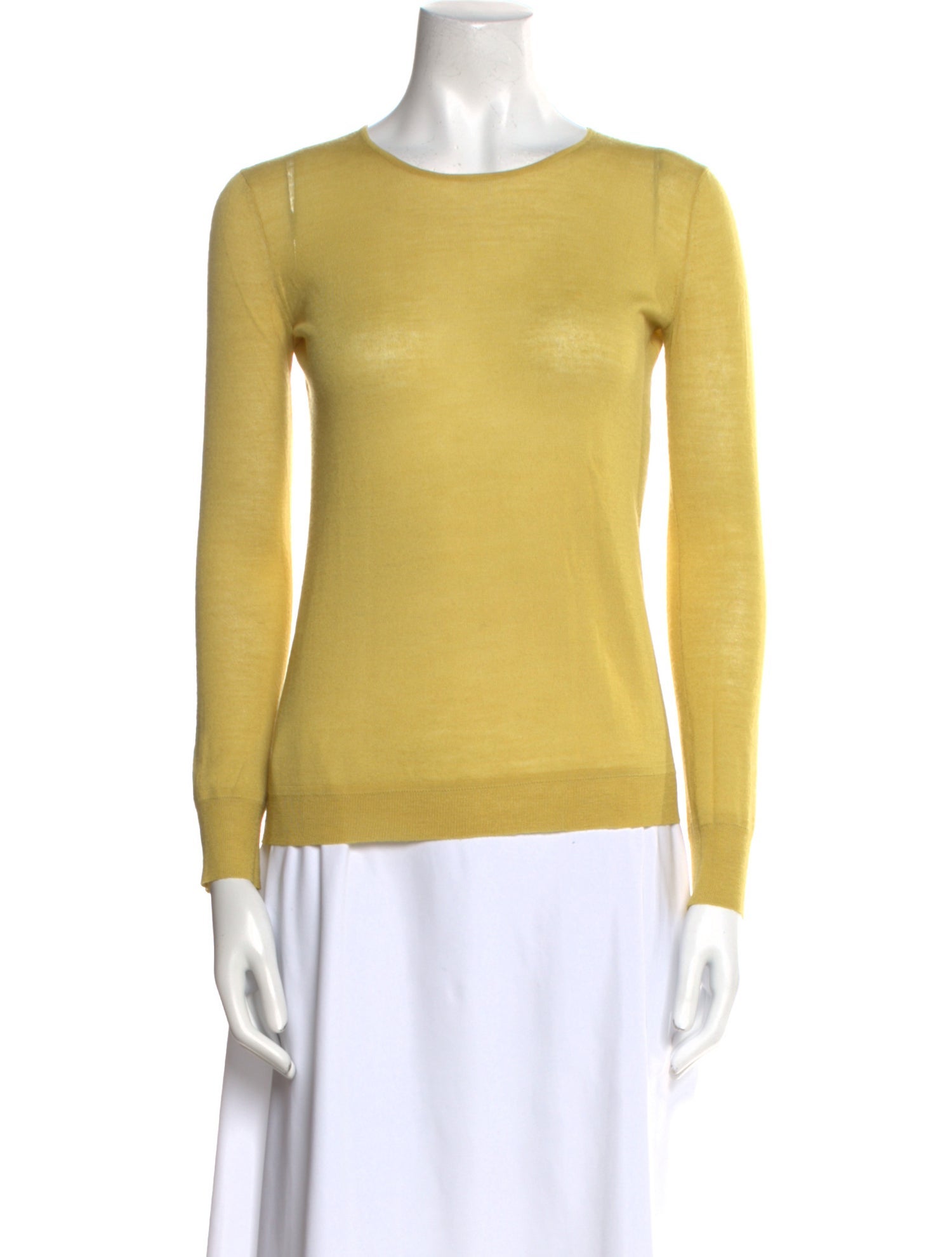 Lela Rose Wool Scoop Neck Top