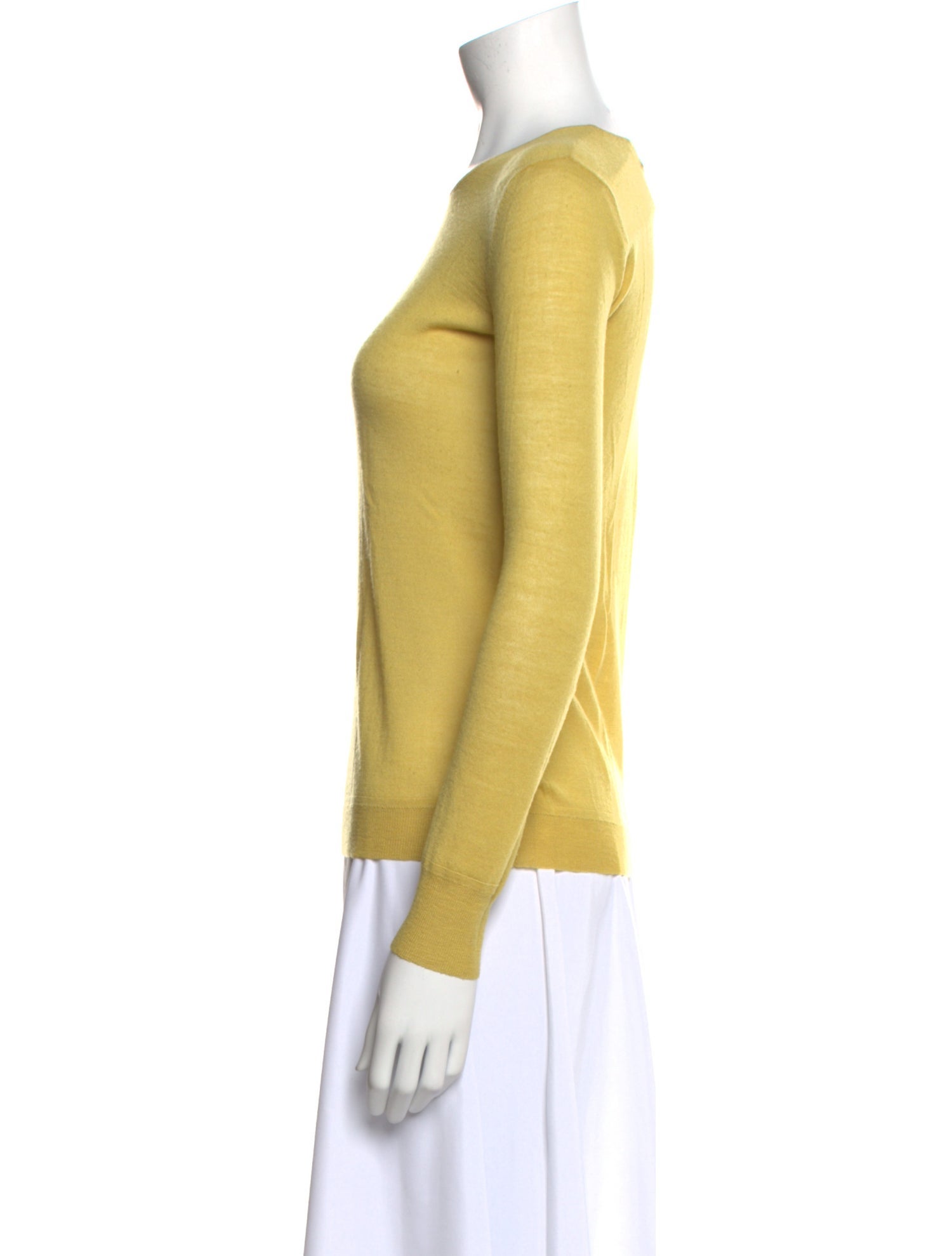 Lela Rose Wool Scoop Neck Top