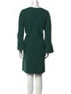 Lela Rose Wool Knee-Length Dress